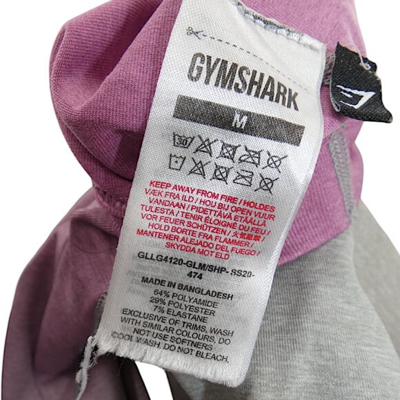 Gymshark Pink Ombré Leggings M – Athleisure BBL Aesthetic Workout Core - Picture 7 of 10